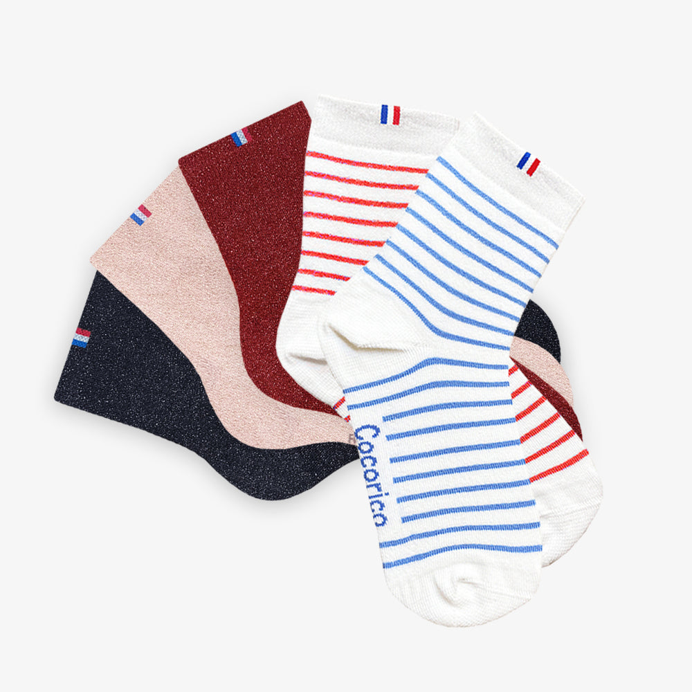 Chaussettes Femme Motif Cœur – Coton Doux, Taille 35-40, Amusantes Et Respirantes