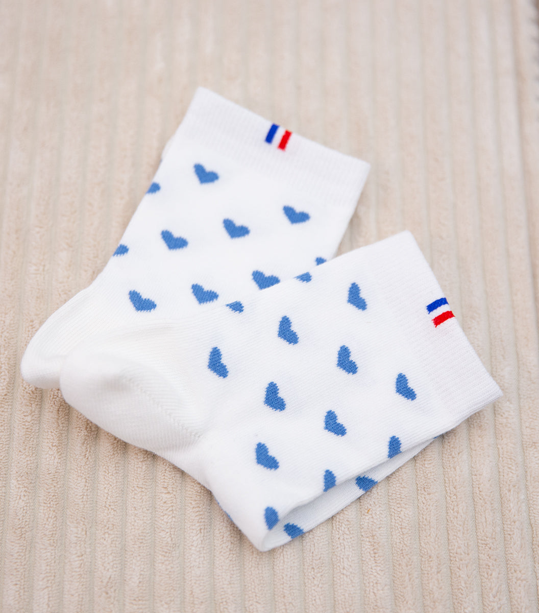 Chaussettes Femme x2 - Le Pack Cœur Ciel