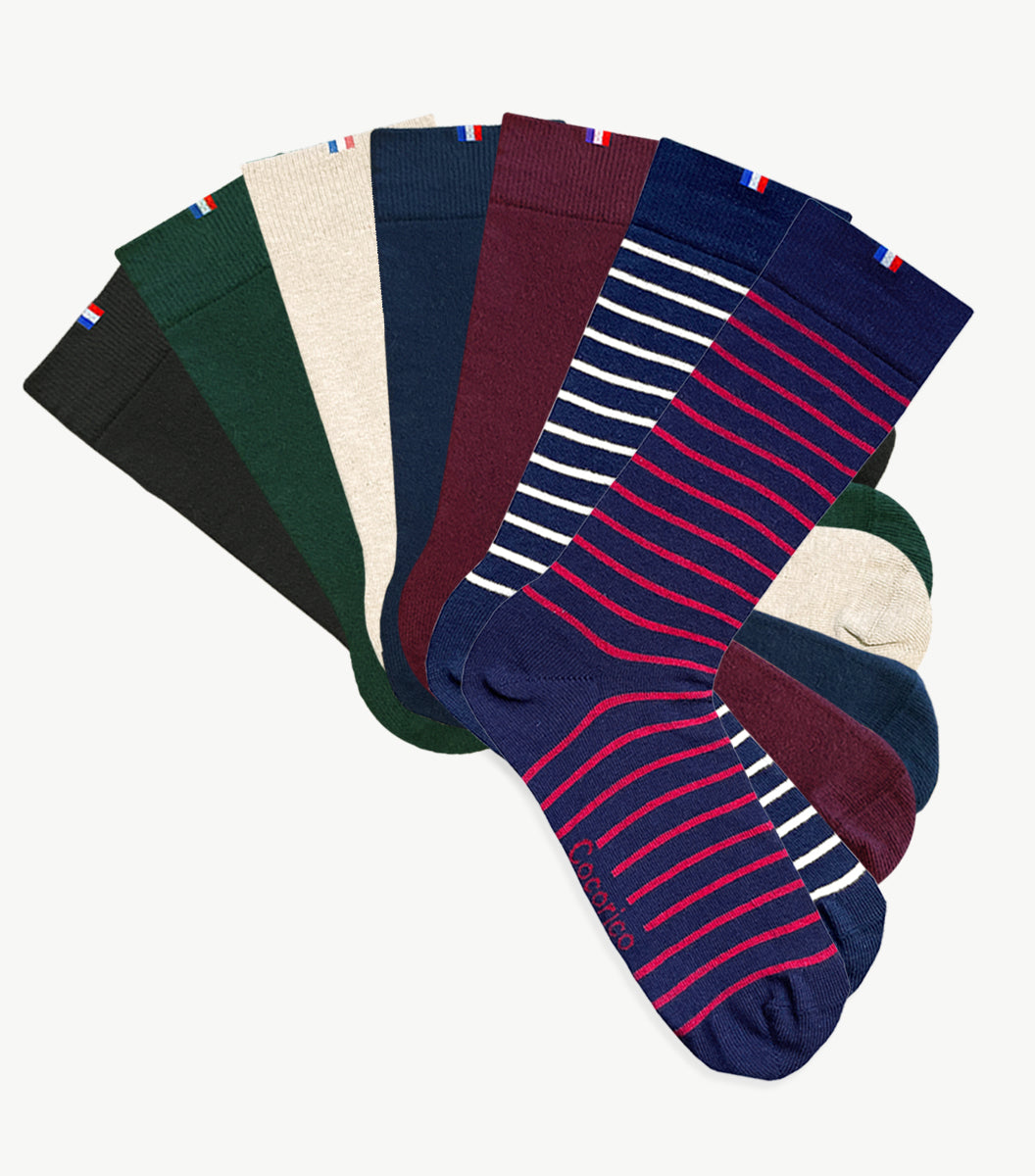 Chaussettes Homme x7 - Pack Semainier