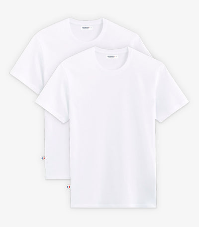 T-shirt Homme x2 - Pack Blanc