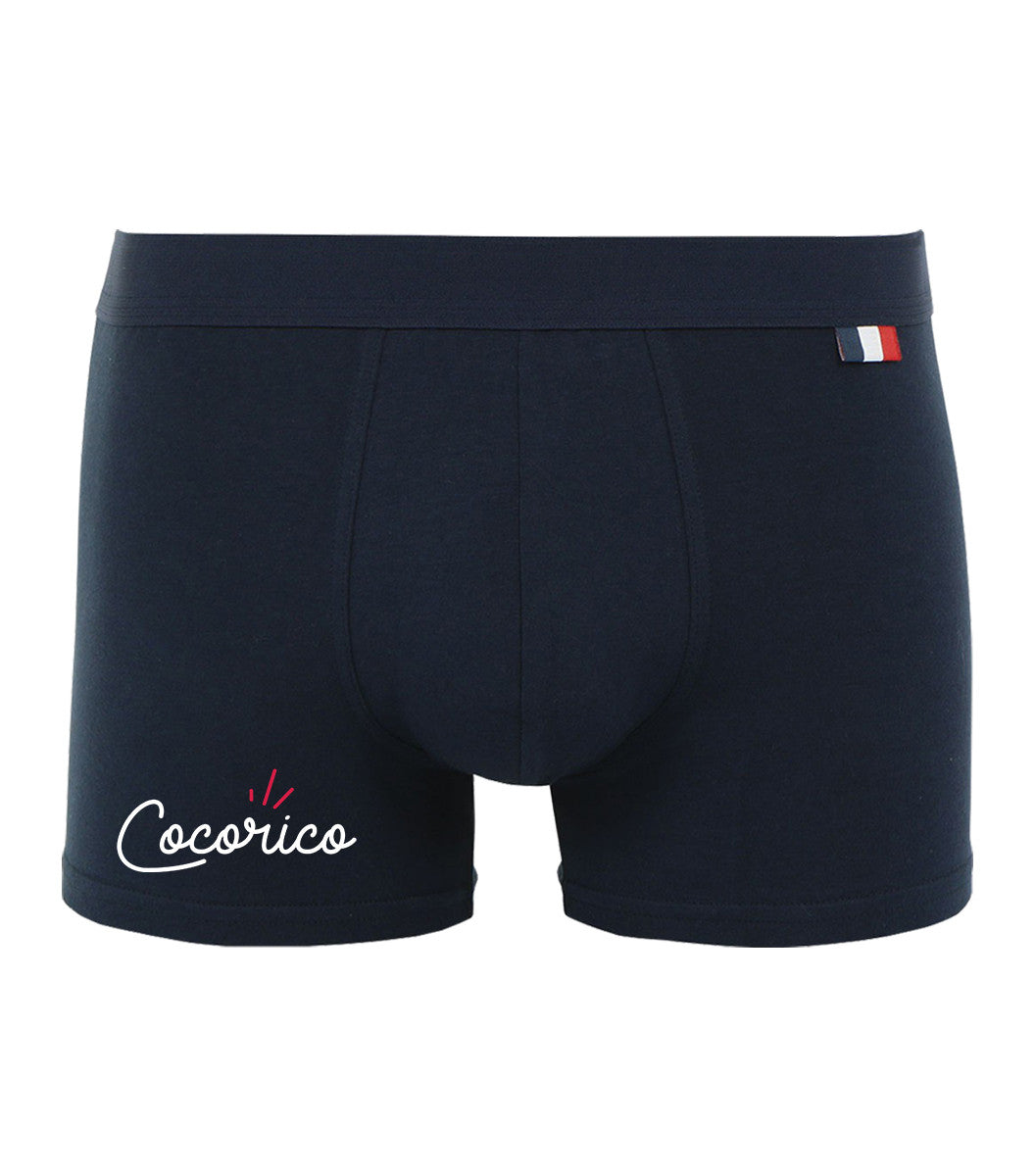 Boxer Homme Marine x3 - Pack Charme