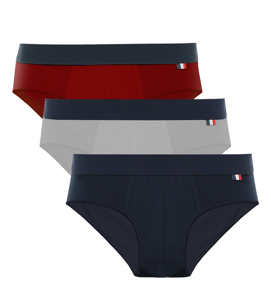 Slip Homme x3 - Pack Tricolore