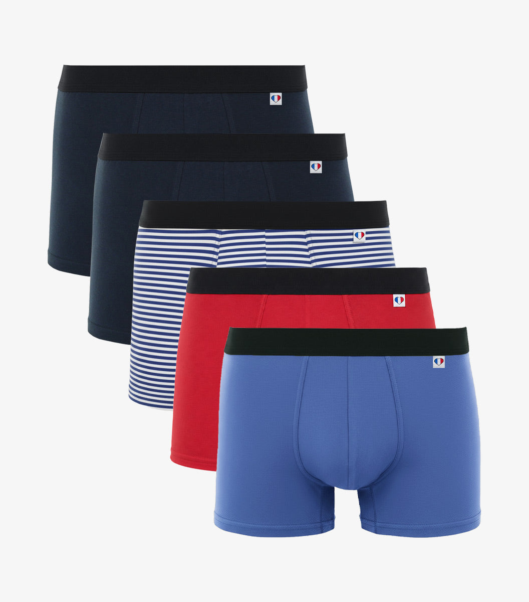 Boxer Homme x5 - Pack Complet