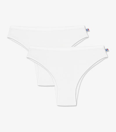 Tanga Femme Blanc x2 - Pack Intemporel