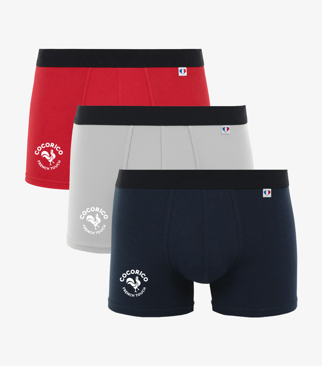 Boxer Homme x3 - Pack Coq Français