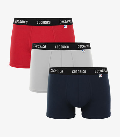 Boxer Homme Signature x3 - Pack Tricolore