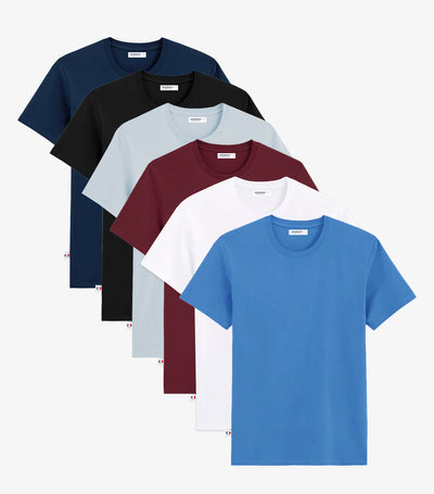 T-shirt Homme x6 - Pack Signature