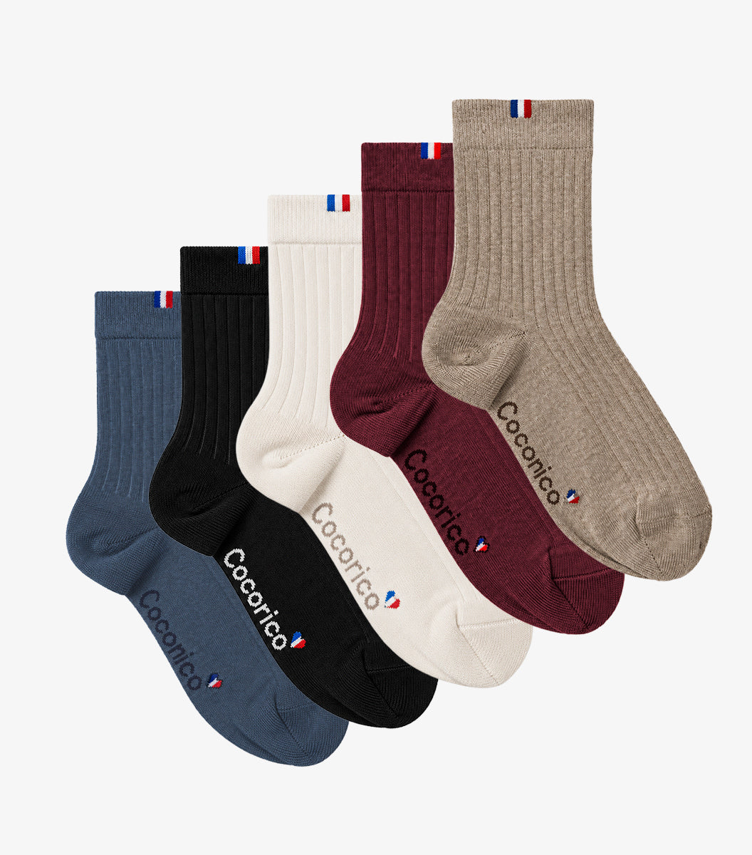 Chaussettes Femme en Laine x5 - Pack Edition Limitée