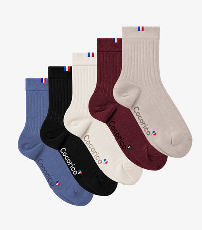 Chaussettes Femme en Laine x5 - Pack Edition Limitée