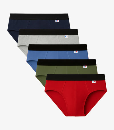 Slip Homme x5 - Pack Intemporel
