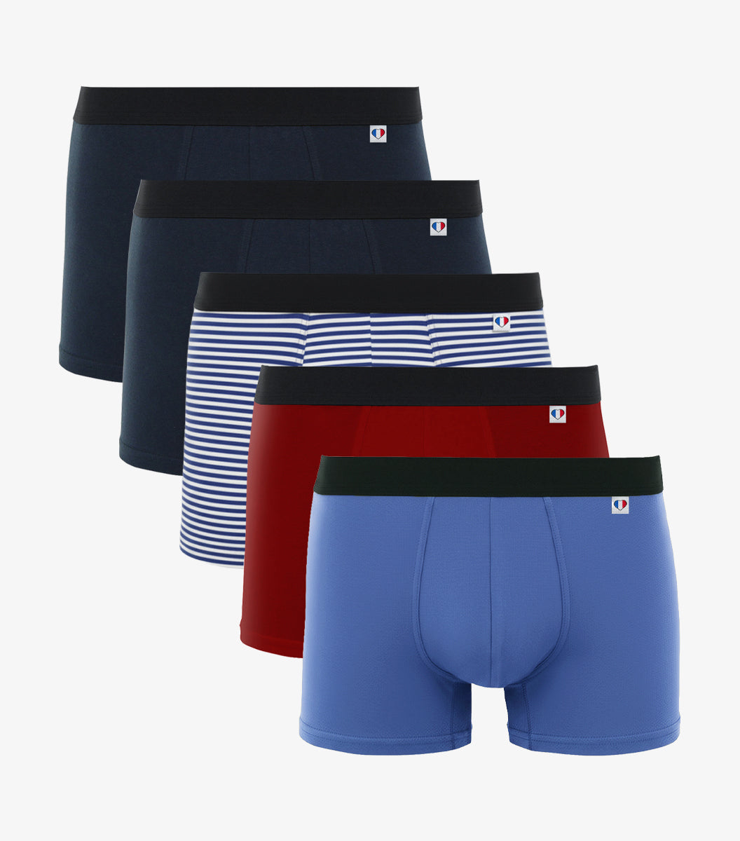 Boxer Homme x5 - Pack Complet