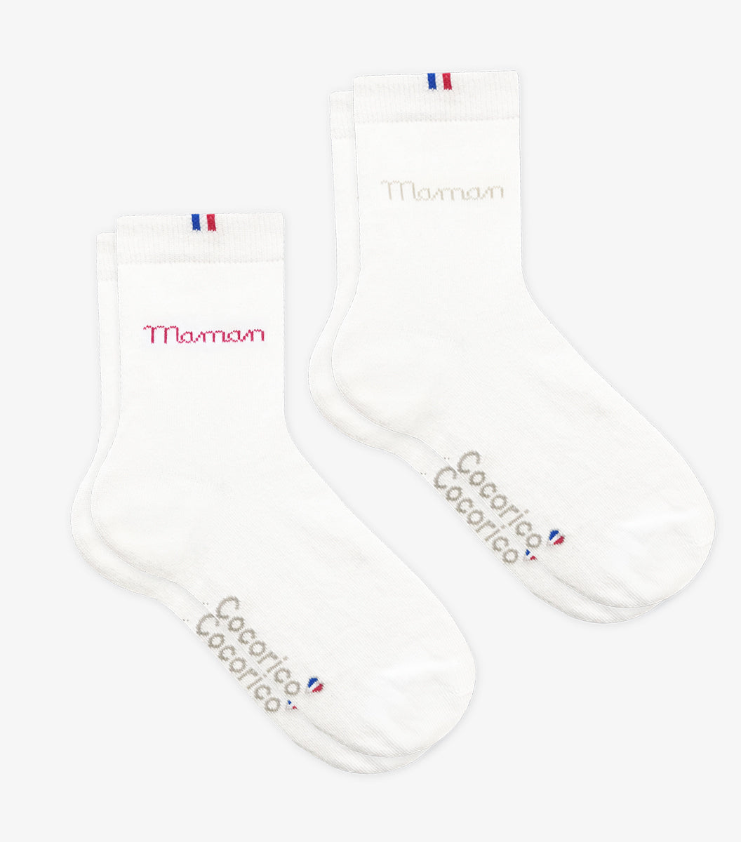 Chaussettes Femme x2 - Pack Maman D'Amour