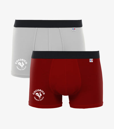 Boxer Homme x2 - Pack Duo Coq Français