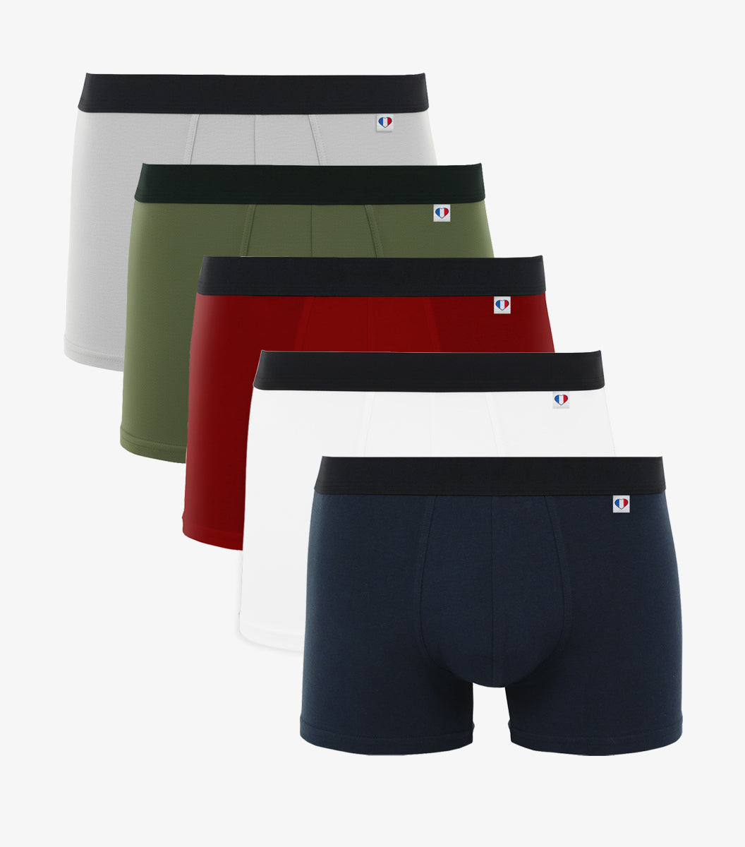 Boxer Homme x5 - Pack Multicolore