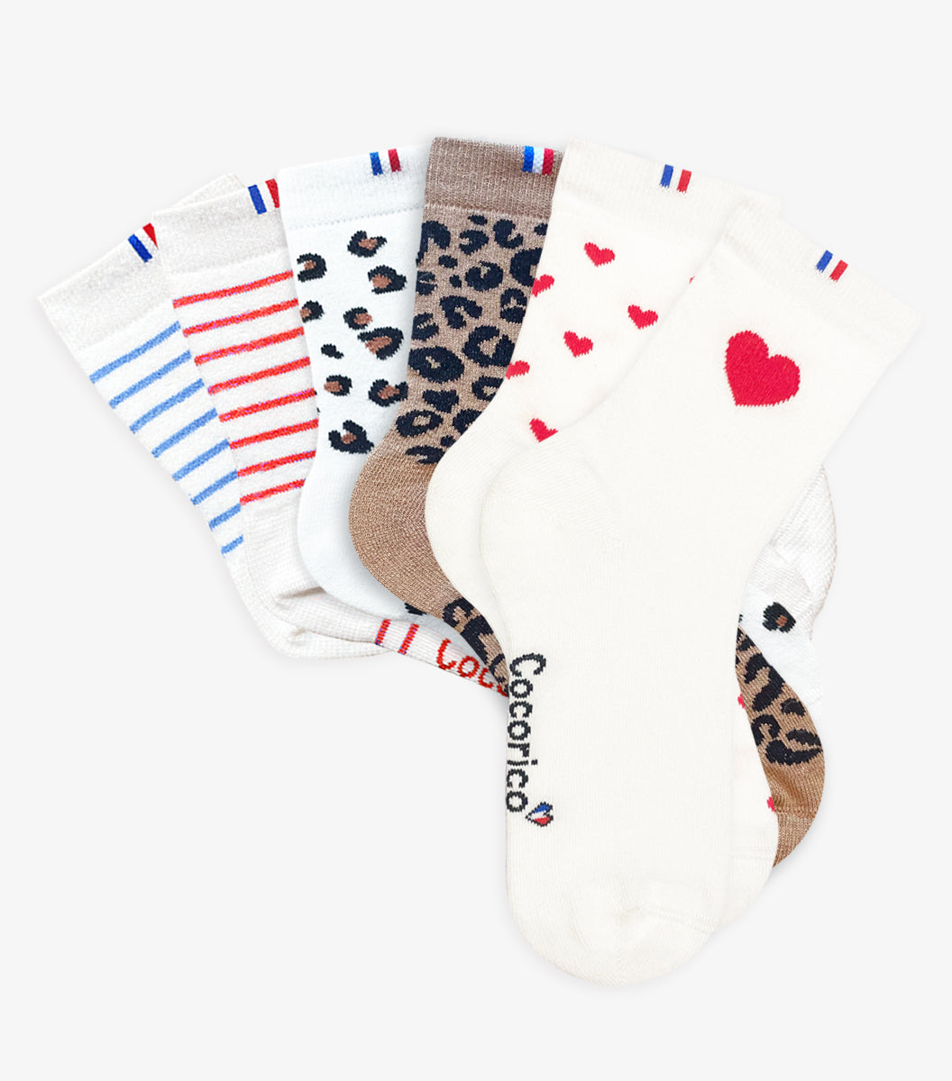 Chaussettes Femme x6 - Pack Essentiels