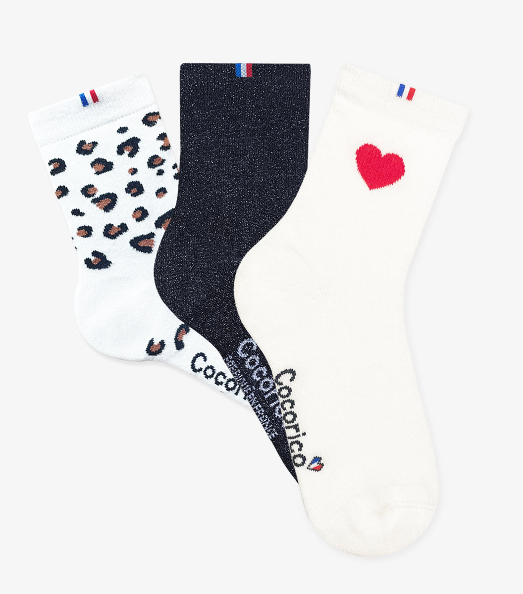 Chaussettes Femme x3 - Pack Découverte