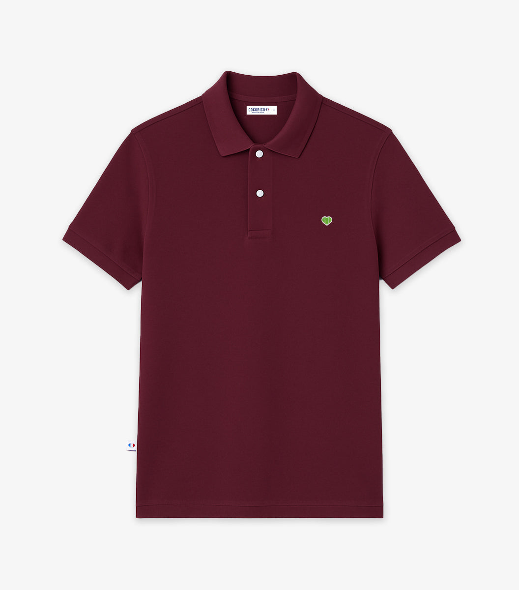 Polo Homme Bordeaux - Le Coeur (Vert)