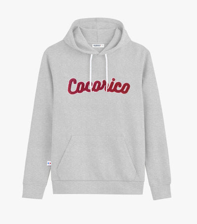 Sweat à capuche Femme Gris - Cocorico bouclette