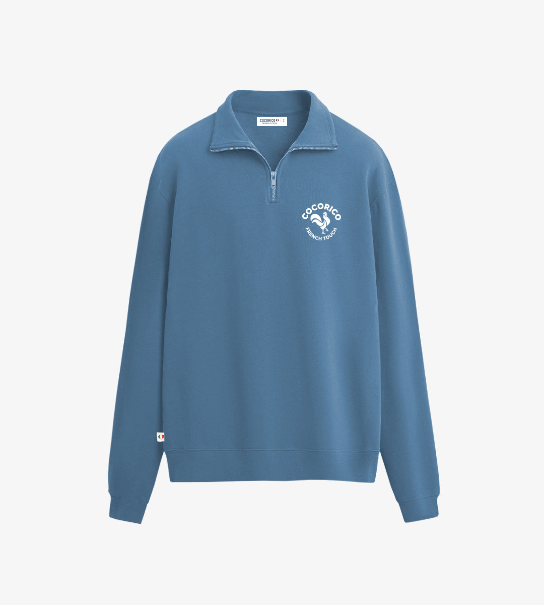 Sweat Camionneur Homme Azur - Coq Français