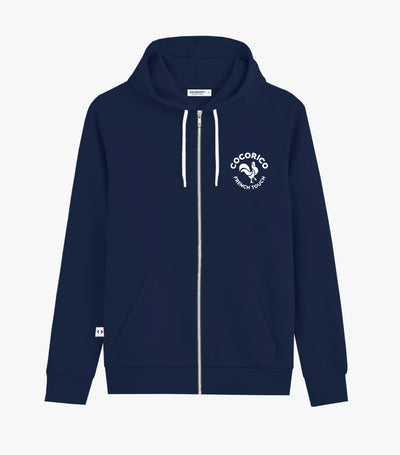 Sweat zippé Femme Marine - Coq Français