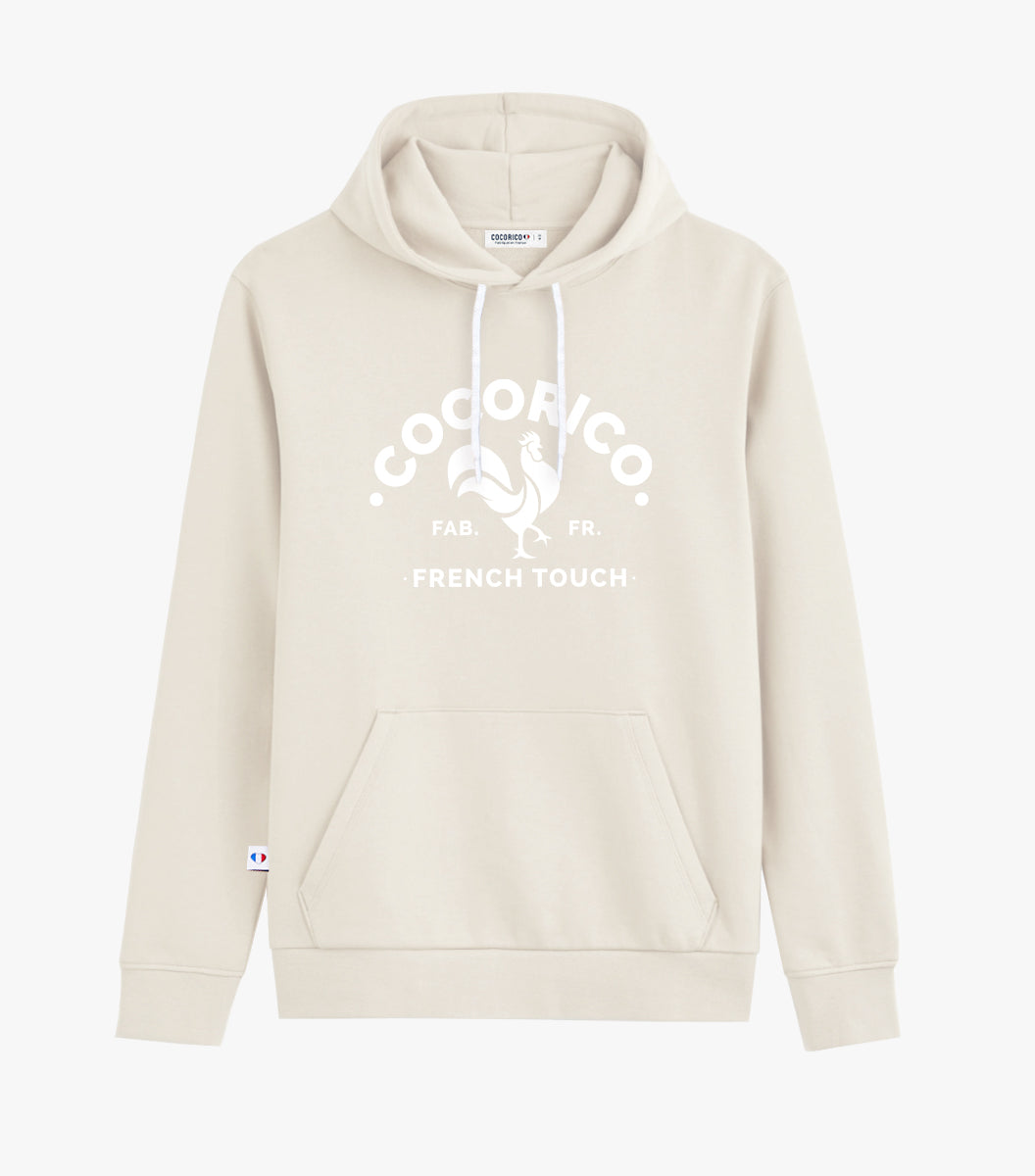Sweat à capuche Homme Sable - Le Coq Français
