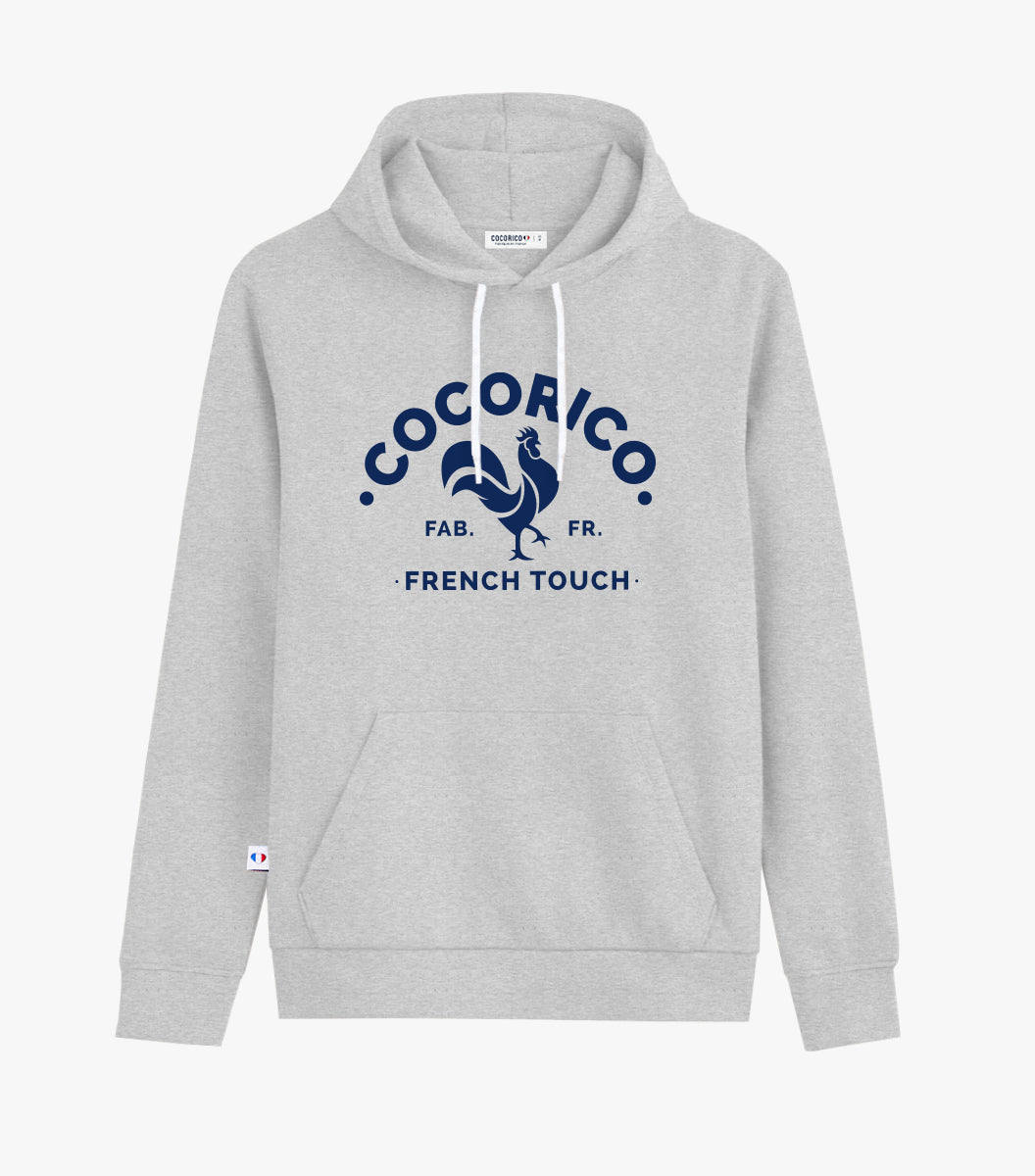 Sweat à capuche Homme Gris - Coq Français