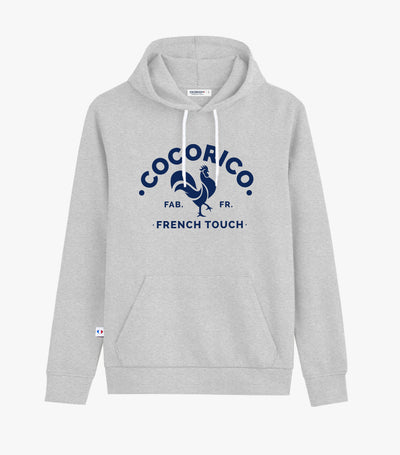 Sweat à capuche Homme Gris - Coq Français