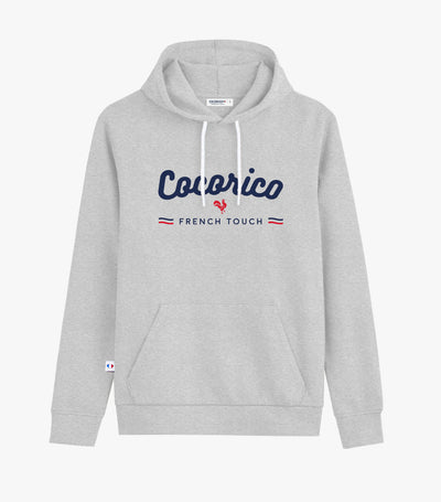 Sweat à capuche Homme Gris - French Touch