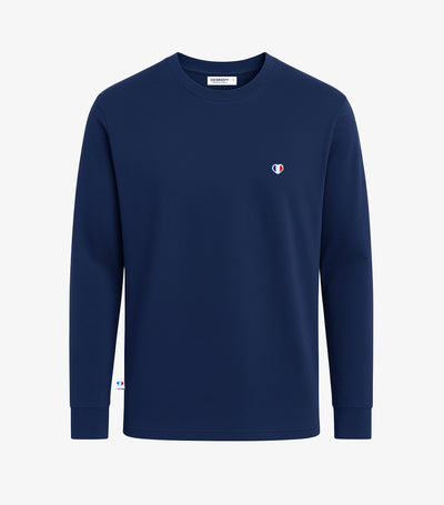 T-shirt Manches Longues Homme Marine - Iconique