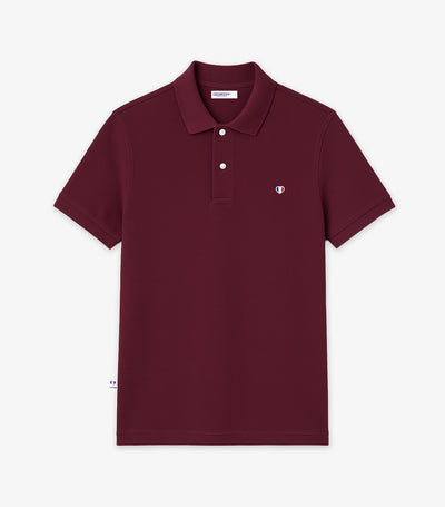 Polo Homme Bordeaux - Iconique