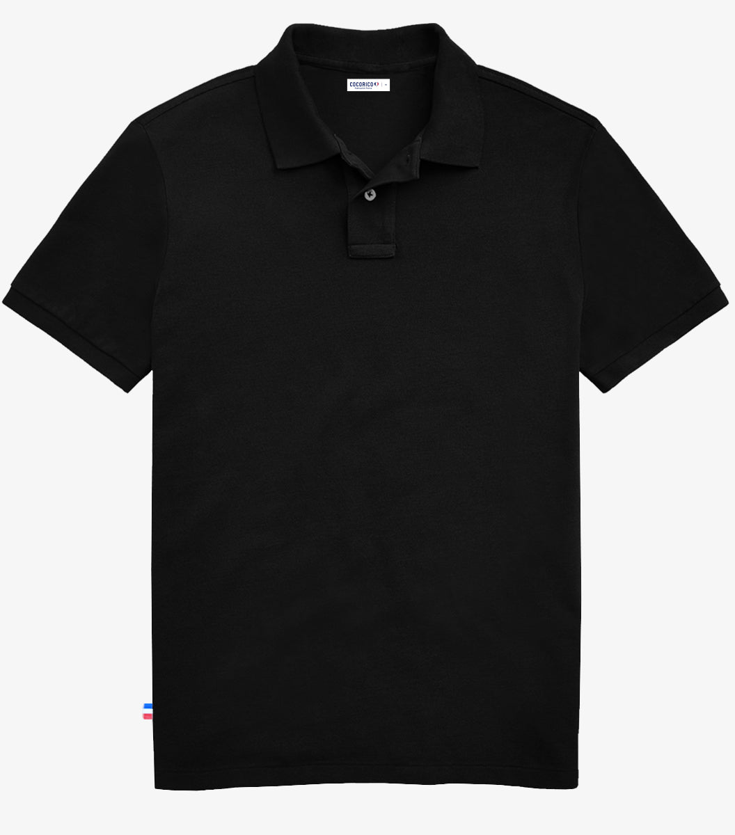 Polo Homme Noir - L'Intemporel