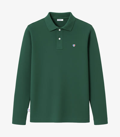 Polo Homme Manches Longues Sapin - Iconique