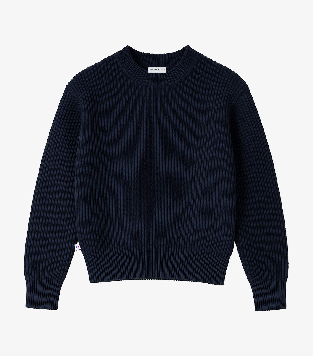 Pull Femme Laine Marine - Margaux