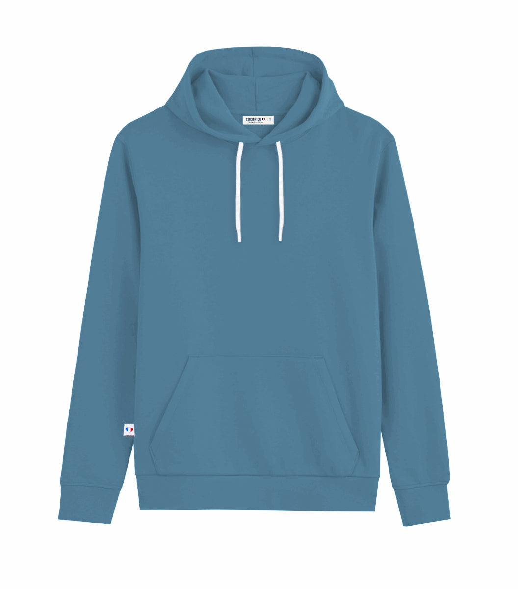 Sweat à capuche Homme Azur - L'Intemporel
