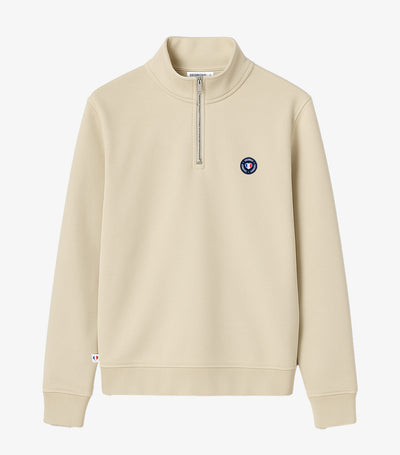 Sweat Camionneur Homme Sable - Blason