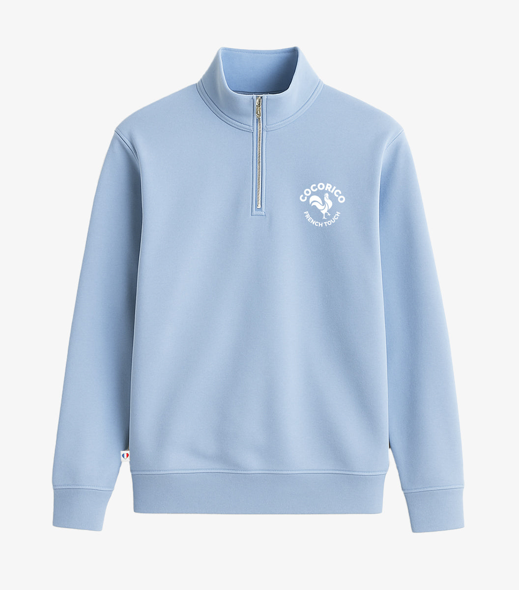 Sweat Camionneur Homme Ciel - Coq Français
