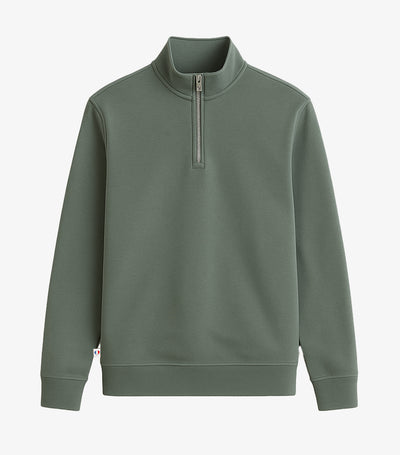 Sweat Camionneur Femme Sauge - Intemporel