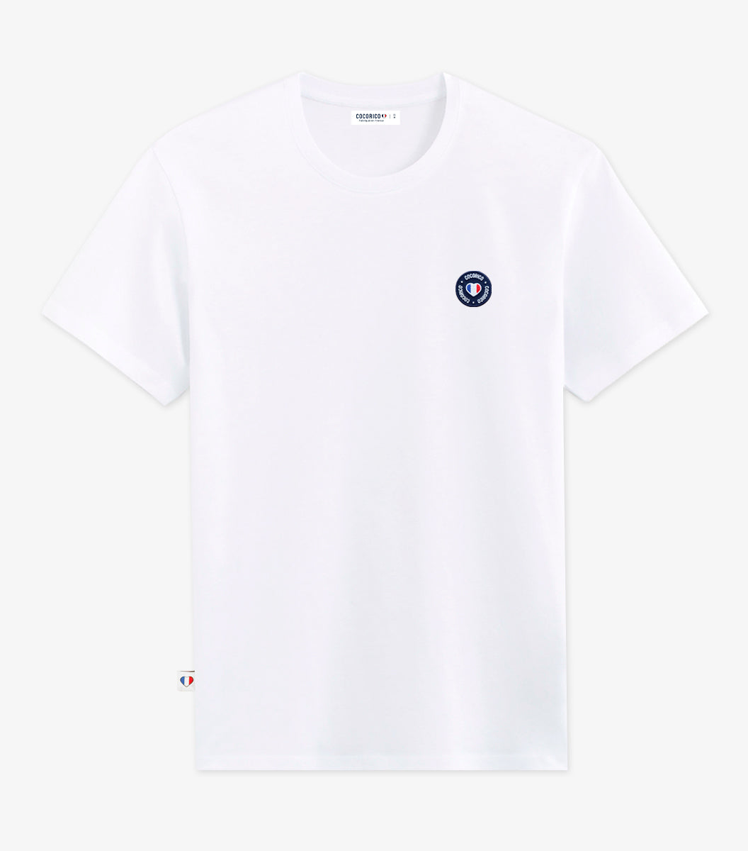 T-shirt Homme Blanc - Blason
