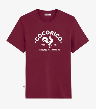 T-shirt Homme Bordeaux - Coq Français