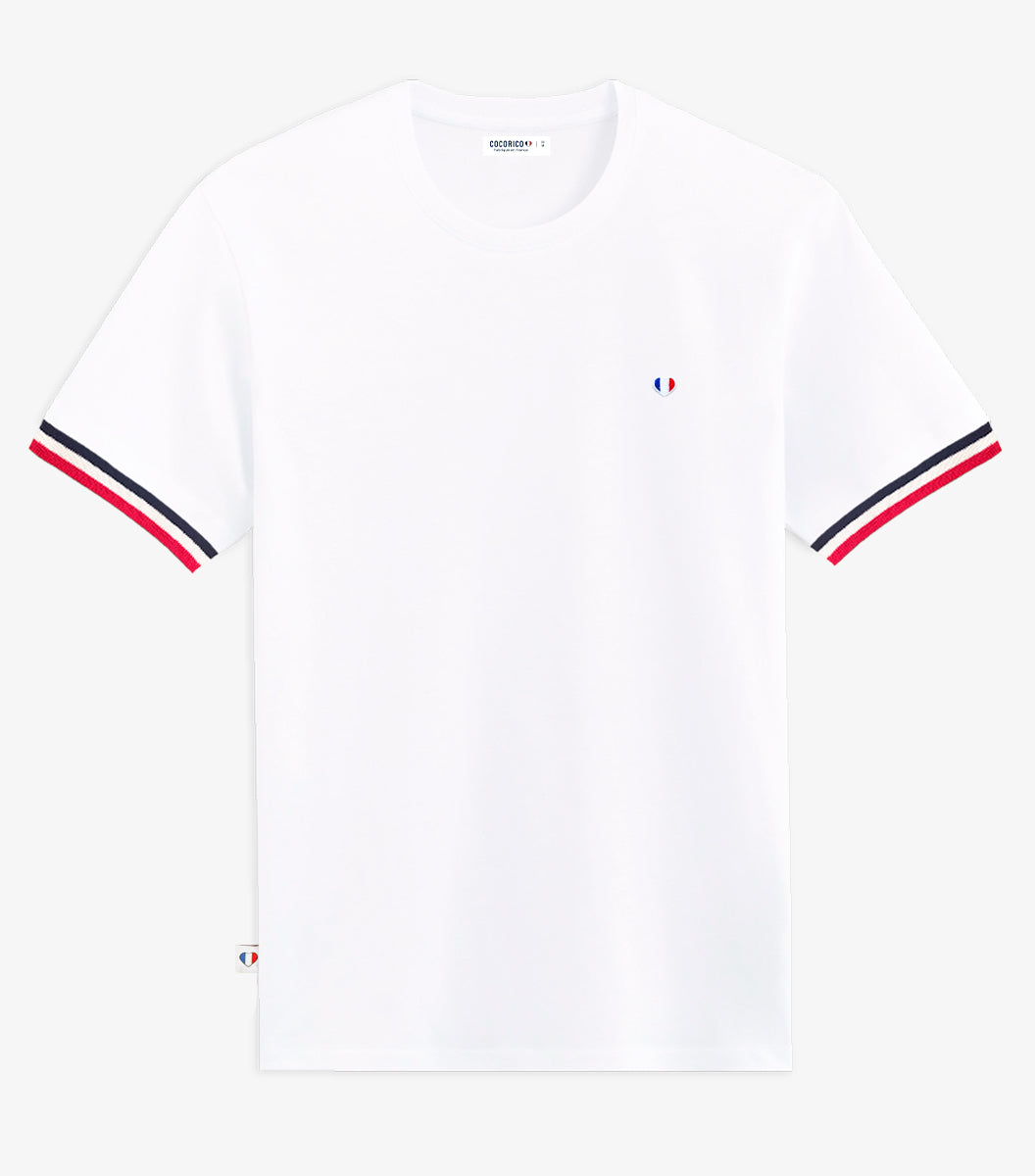 T-shirt Homme Supporter Blanc - L'iconique