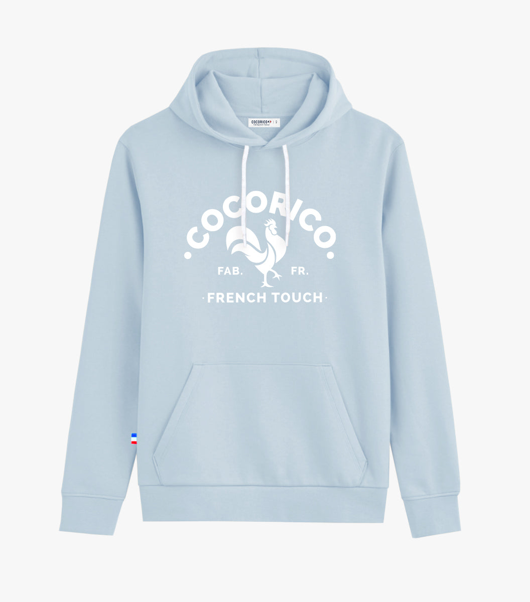 Sweat à capuche Femme Ciel - Coq Français