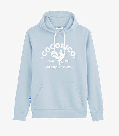 Sweat à capuche Homme Ciel - Le Coq Français