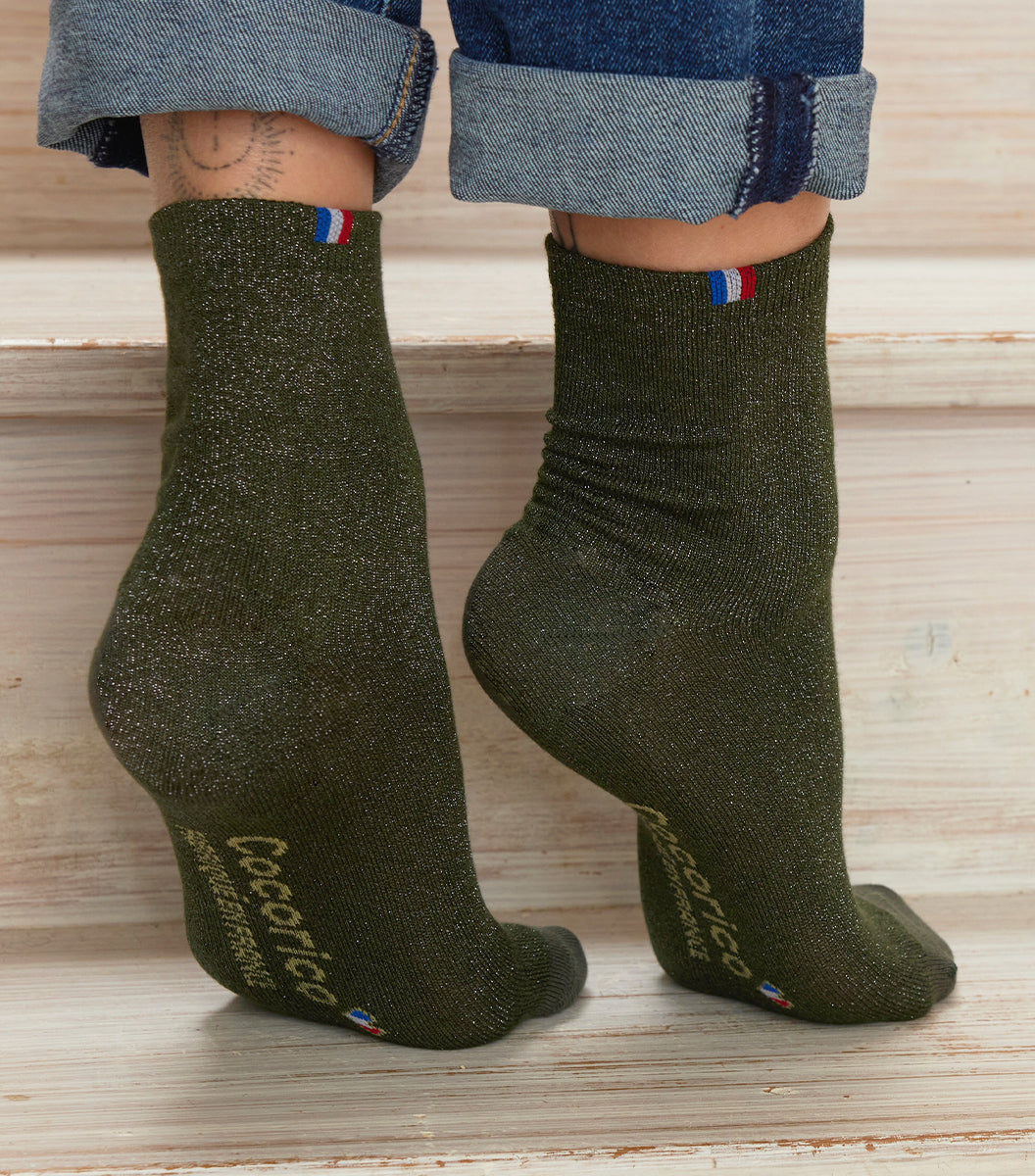Chaussettes Femme x5 - Pack Paillettes