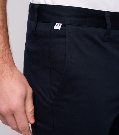 Pantalon Chino Homme Marine