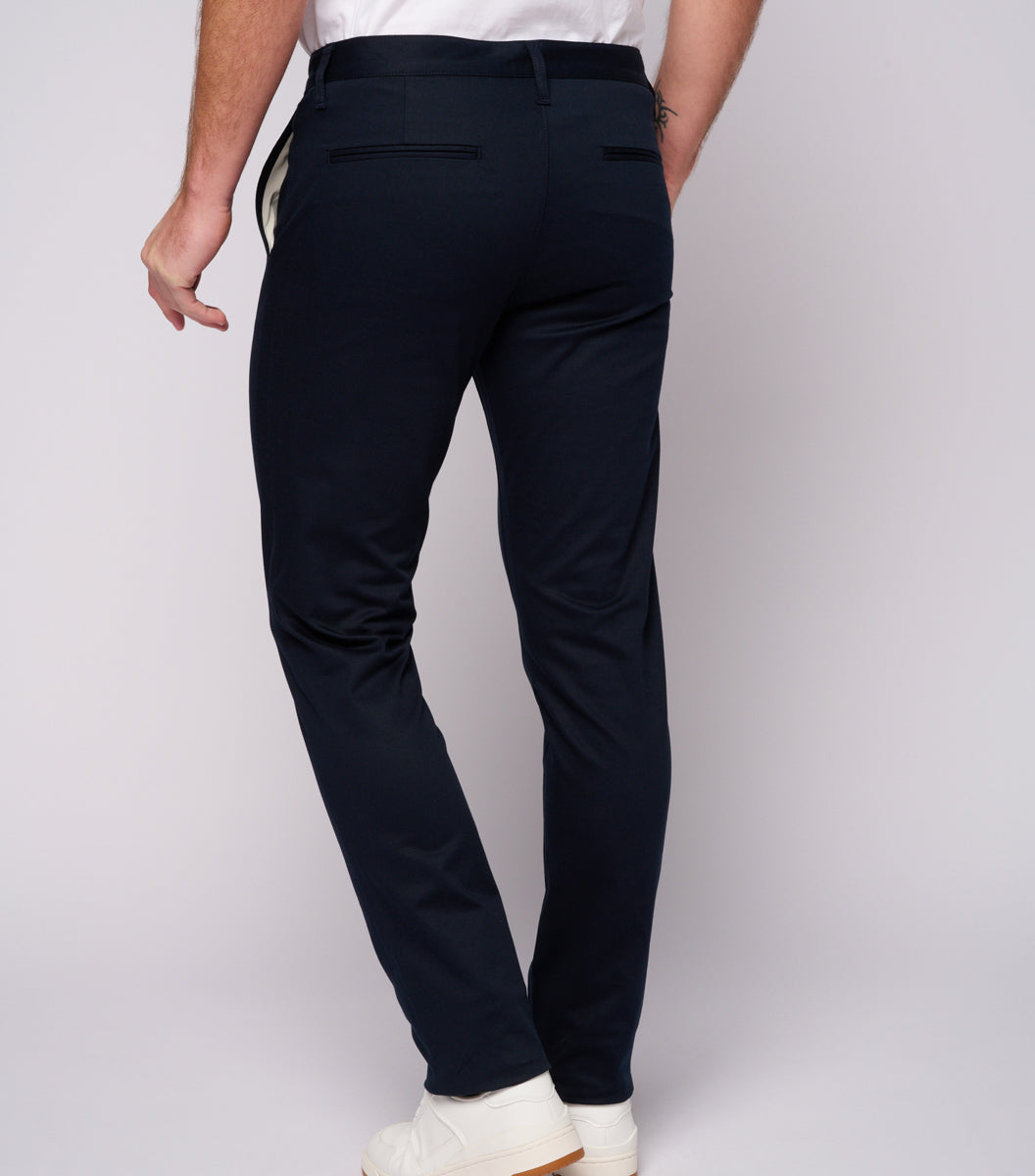 Pantalon Chino Homme Marine