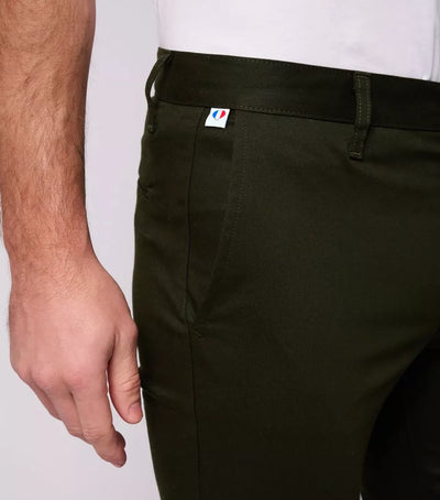 Pantalon Chino Homme Olive