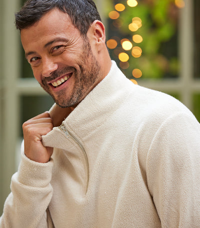 Polaire Camionneur Homme Écru