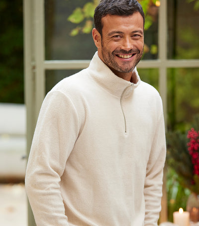 Polaire Camionneur Homme Écru