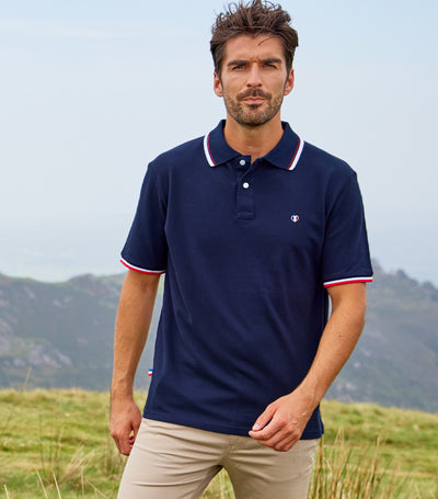 Polo Homme Supporter Marine - Iconique