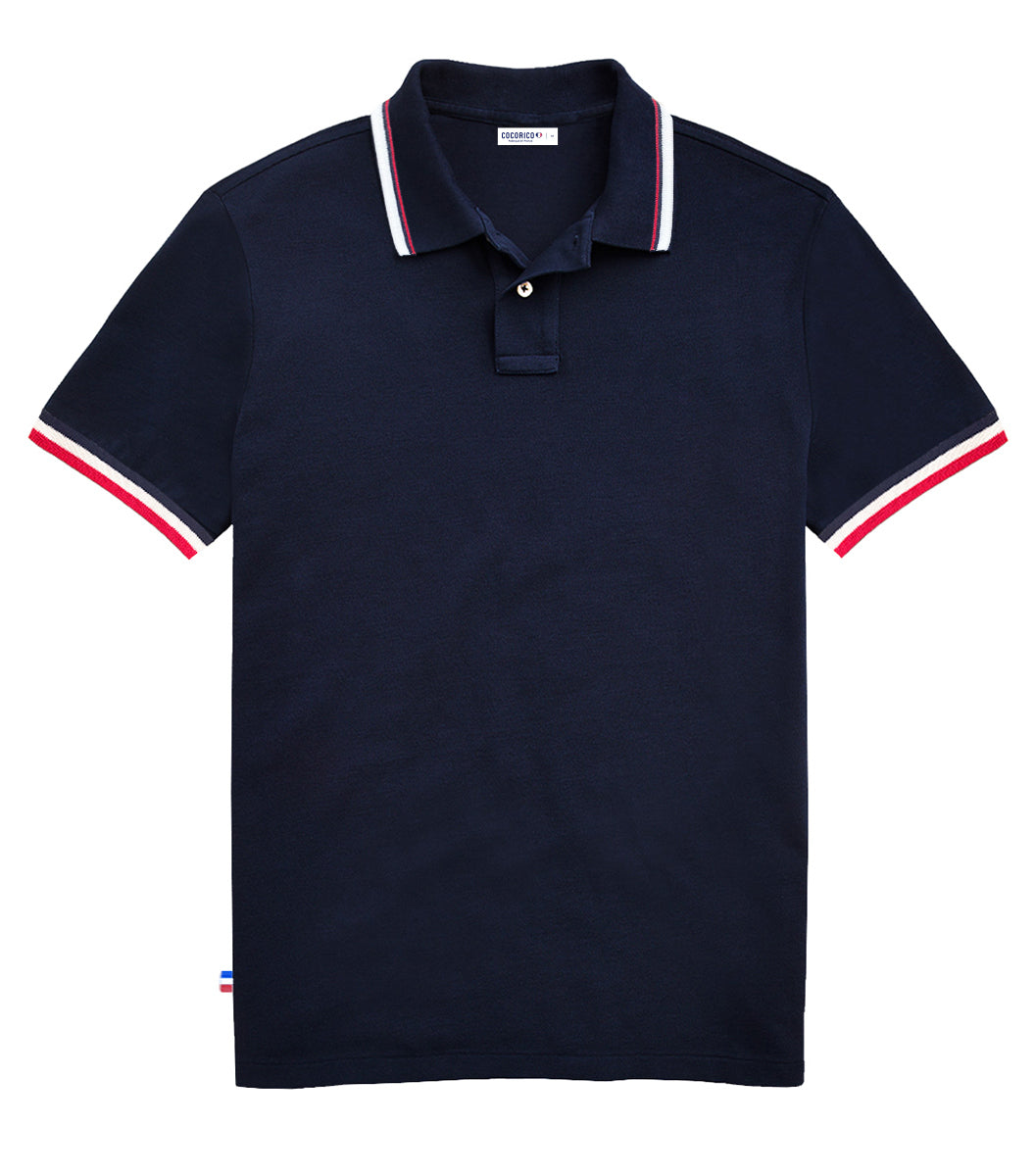 Polo Homme Supporter Marine - Intemporel